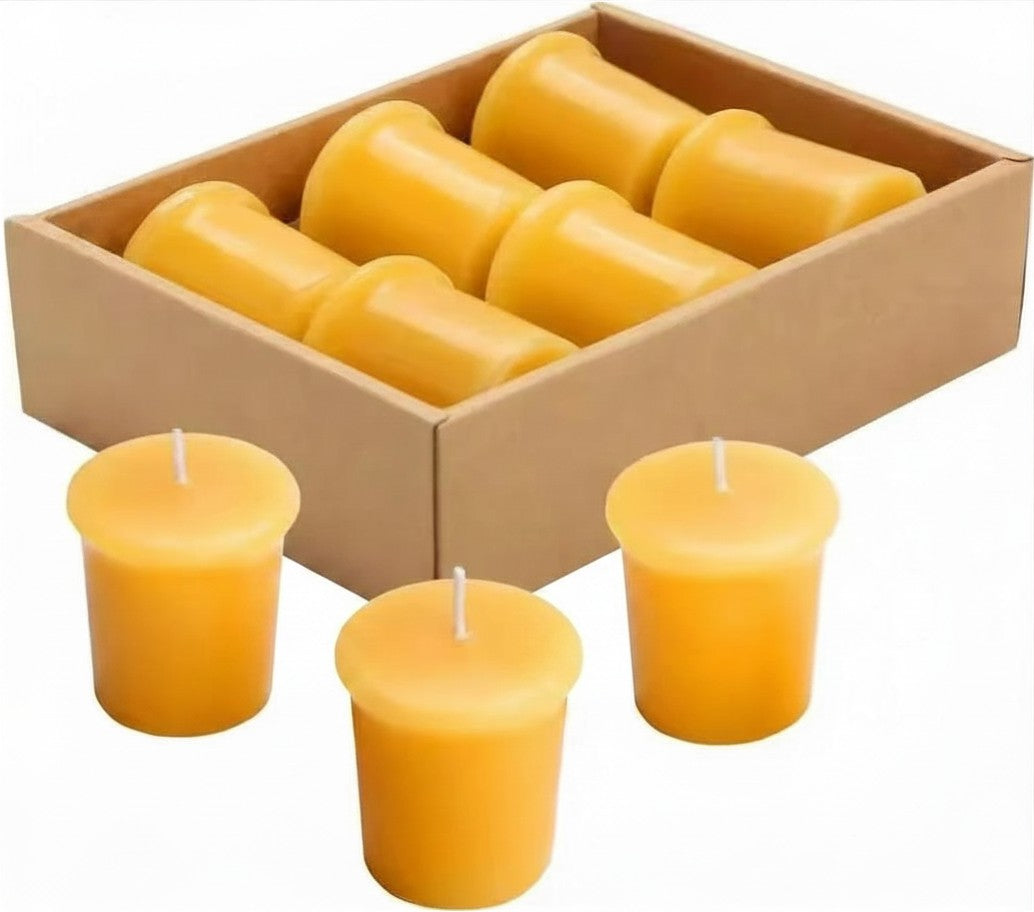100% PURE ORGANIC BEESWAX CANDLES