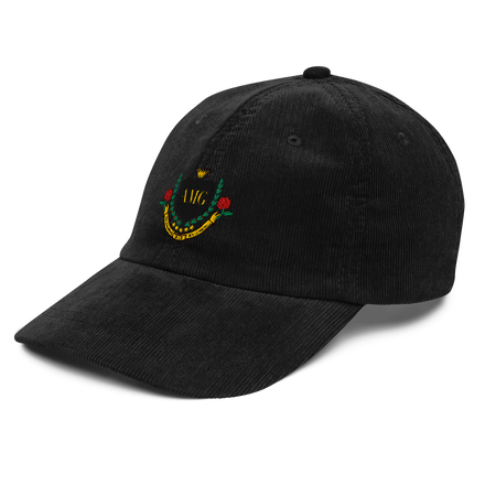 AMG CORDUROY CREST LOGO HAT